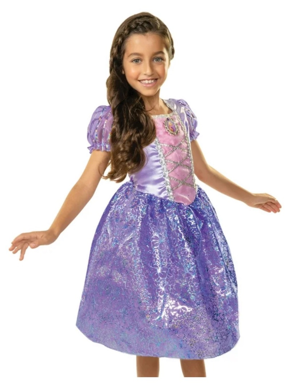 Disney Purple & Pink Rapunzel-Inspired Girls Costume Dress
